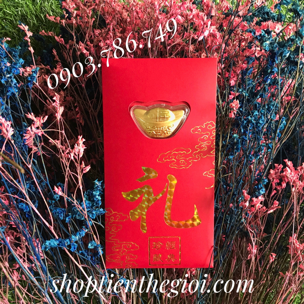 BAO LÌ XÌ THỎI VÀNG 24K